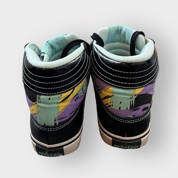 Punkrose G-Funk Splatter Splash High Top Sneakers Size 7 Includes 2 Extra Laces - Picture 6 of 8
